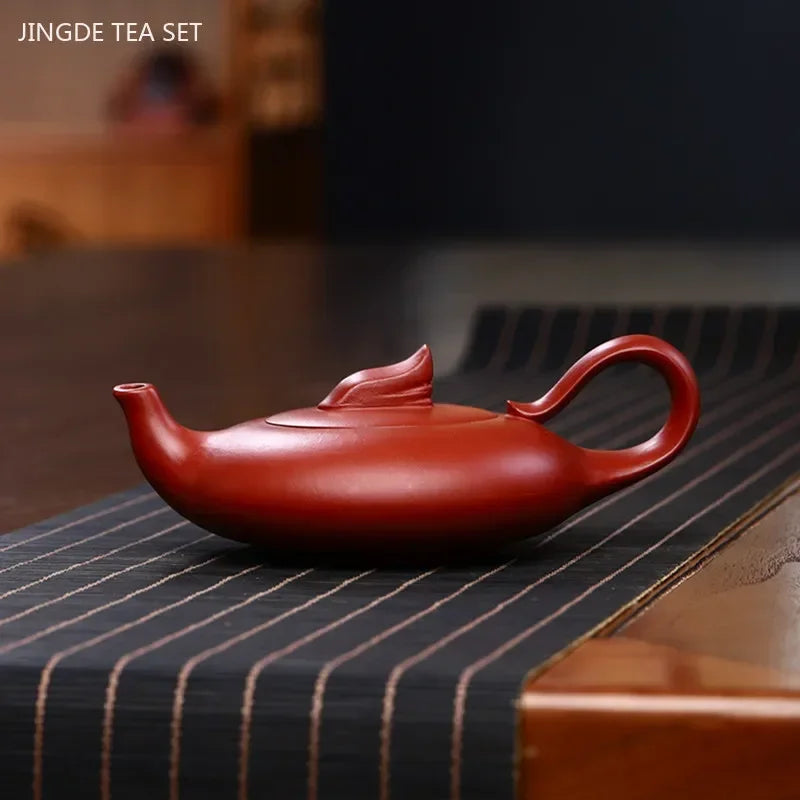 180ml Tradition Yixing Purple Clay Teapot Handmade Dahongpao Filter Beauty Kettle Raw Ore Zisha Tea Accessories Home Teaware