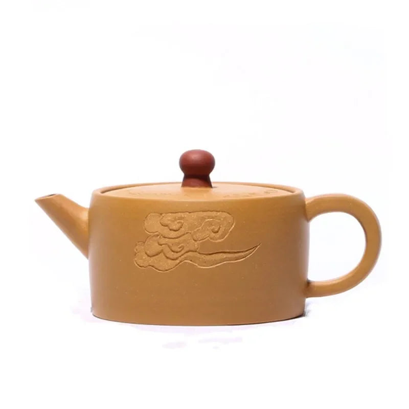 Authentic Yixing Purple Clay Tea Pots Raw Ore Section Mud Beauty Teapot Handmade Puer Tea Maker Customized Teaware Gifts 200ml