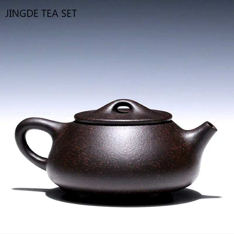 High Quality Yixing Purple Clay Teapot Master Handmade Ball Hole Filter Stone Scoop Pot Chinese Zisha Tea Set Beauty Tea Maker