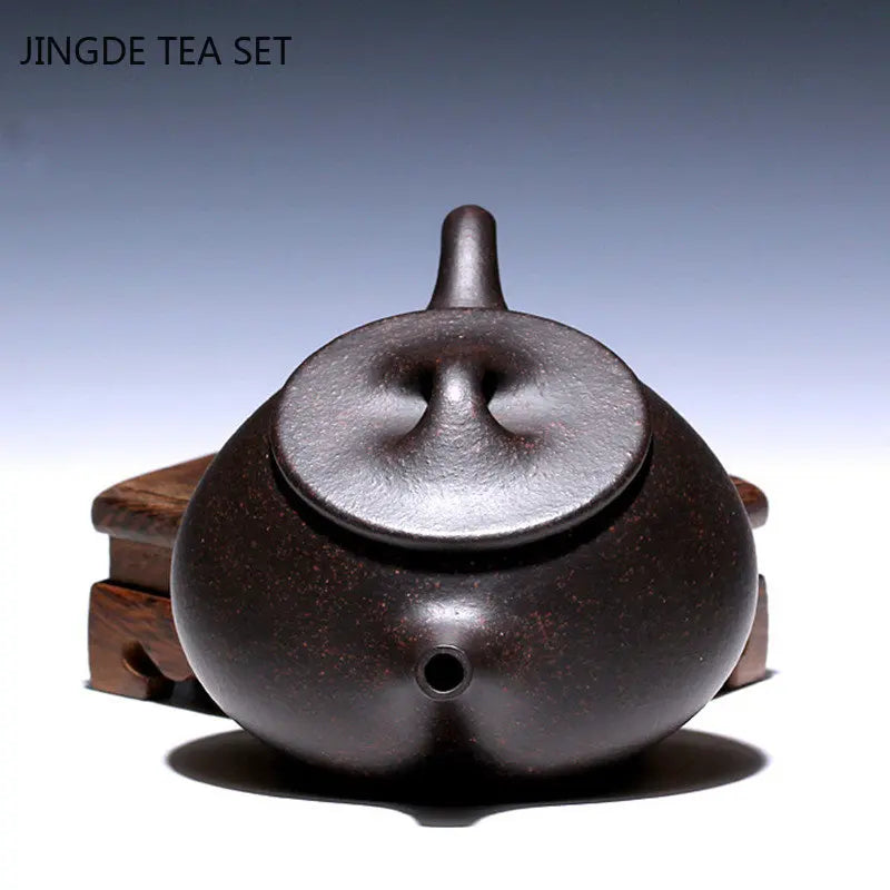 High Quality Yixing Purple Clay Teapot Master Handmade Ball Hole Filter Stone Scoop Pot Chinese Zisha Tea Set Beauty Tea Maker